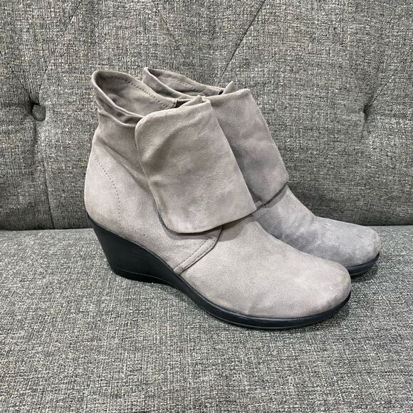 Dansko Shoes - Dansko Romy Gray Ankle Wedge Boots Women Size Eu 38